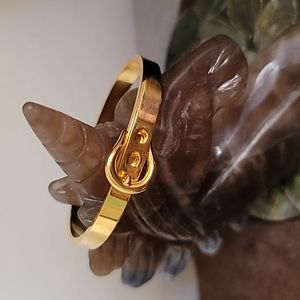 Goldtone Buckle Bracelet